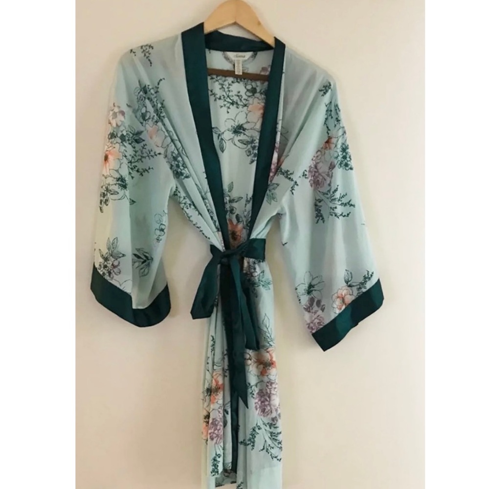 SOMA Soft Silky Floral Robe